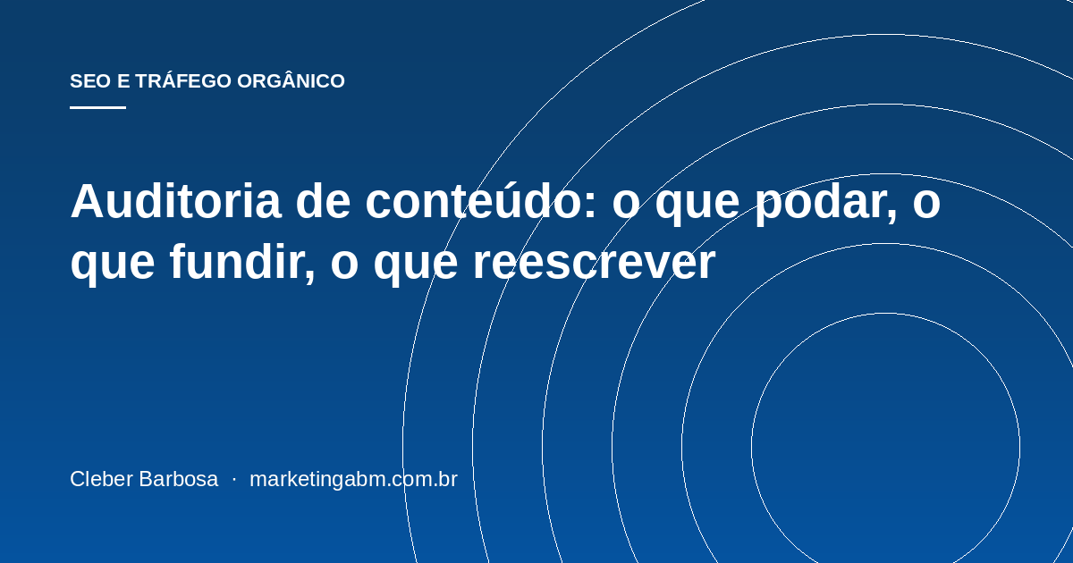 Topic clusters: como estruturar conteúdo para dominar um tema — capa do artigo