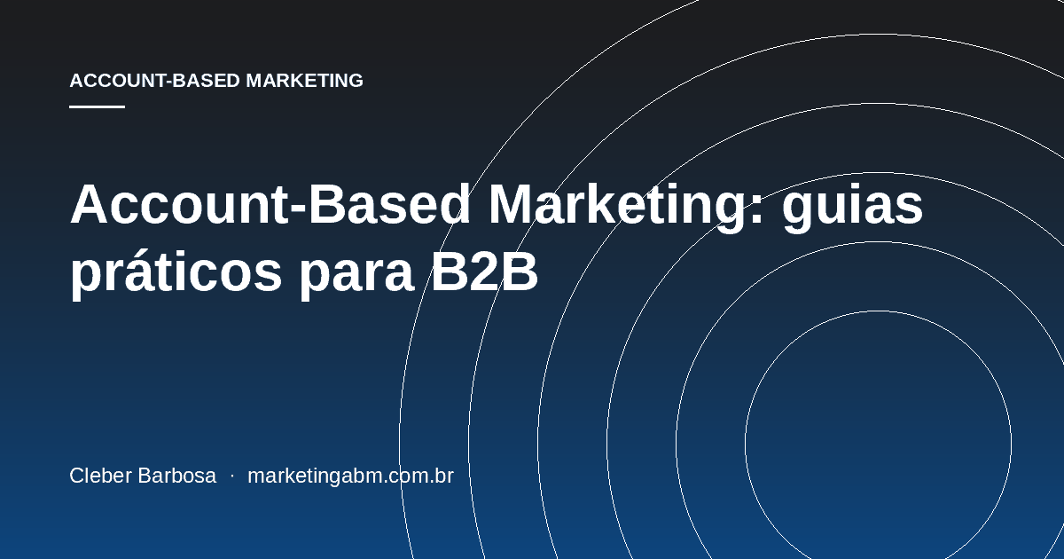 Profissionais B2B em reunião de estratégia de Account-Based Marketing