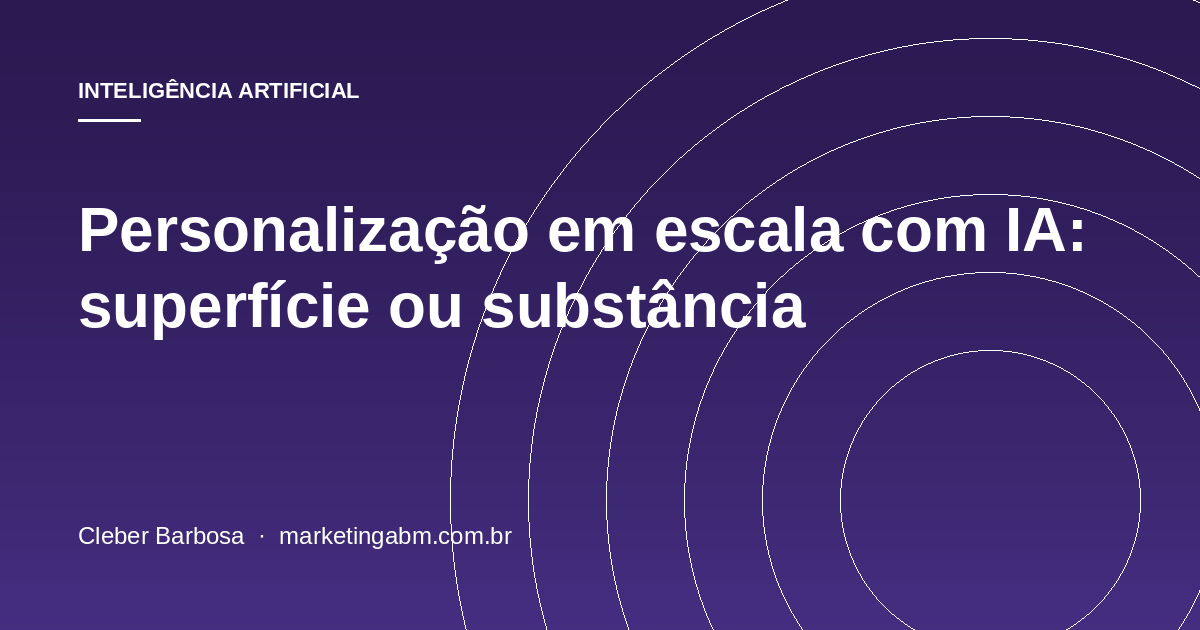 Prospecção fria em B2B: precisão em vez de volume — capa do artigo
