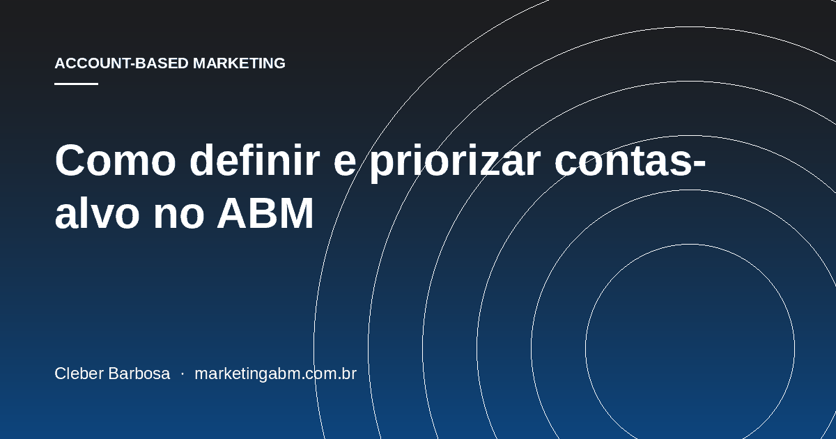 Como definir e priorizar contas-alvo no ABM — capa do artigo