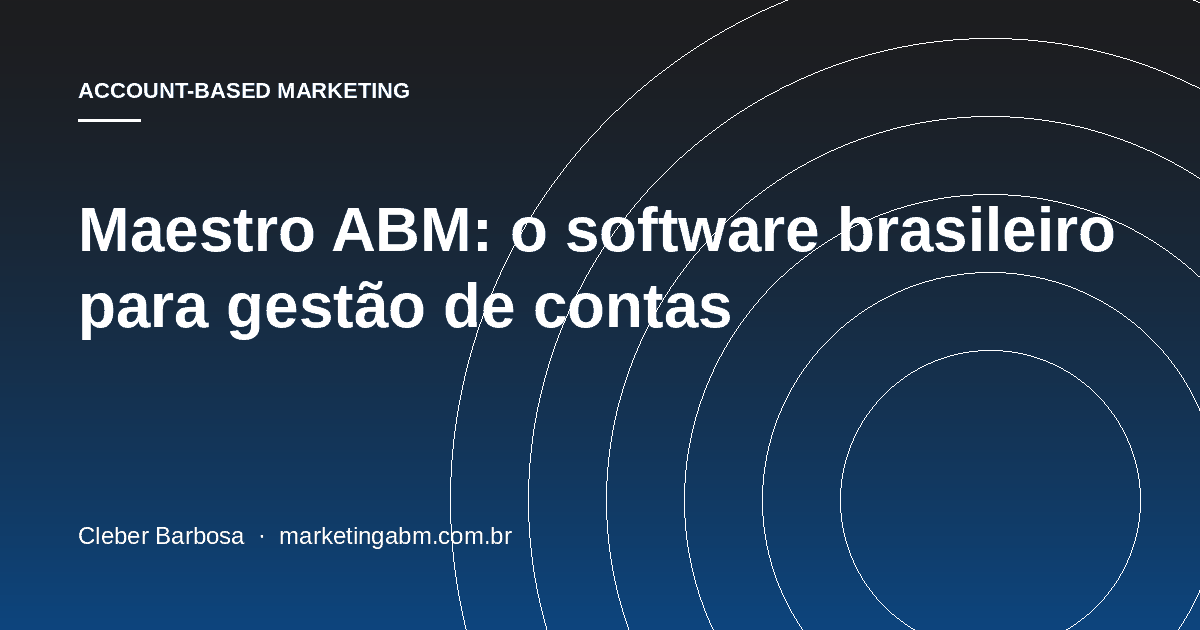 Maestro ABM: o software brasileiro para gestão de contas — capa do artigo