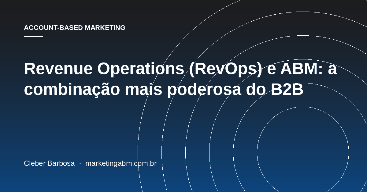 RevOps: o guia completo de operações de receita — capa do artigo